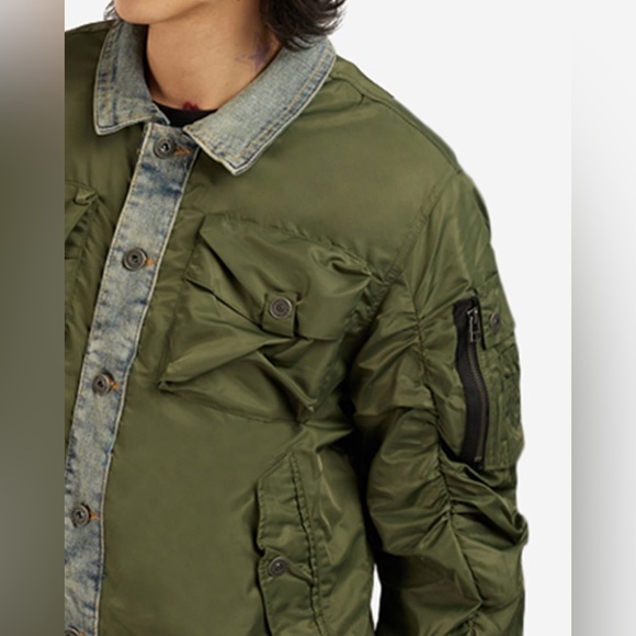 Hot Nylon Denim Jacket - Picture 4 of 4